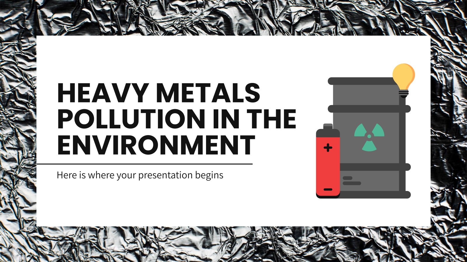 Heavy Metals Pollution in the Environment presentation template 