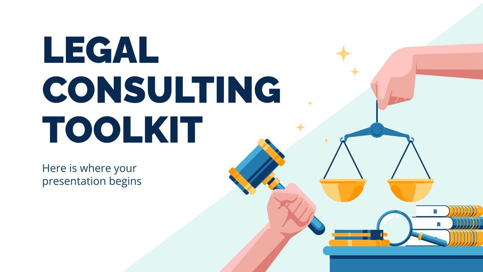 Legal Consulting Toolkit presentation template 