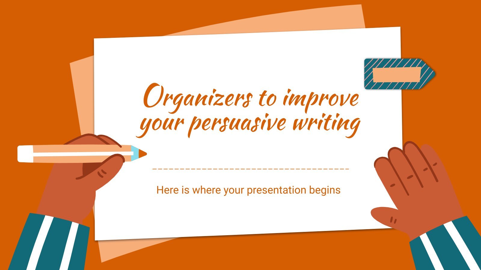 Organizers to Improve Your Persuasive Writing presentation template 