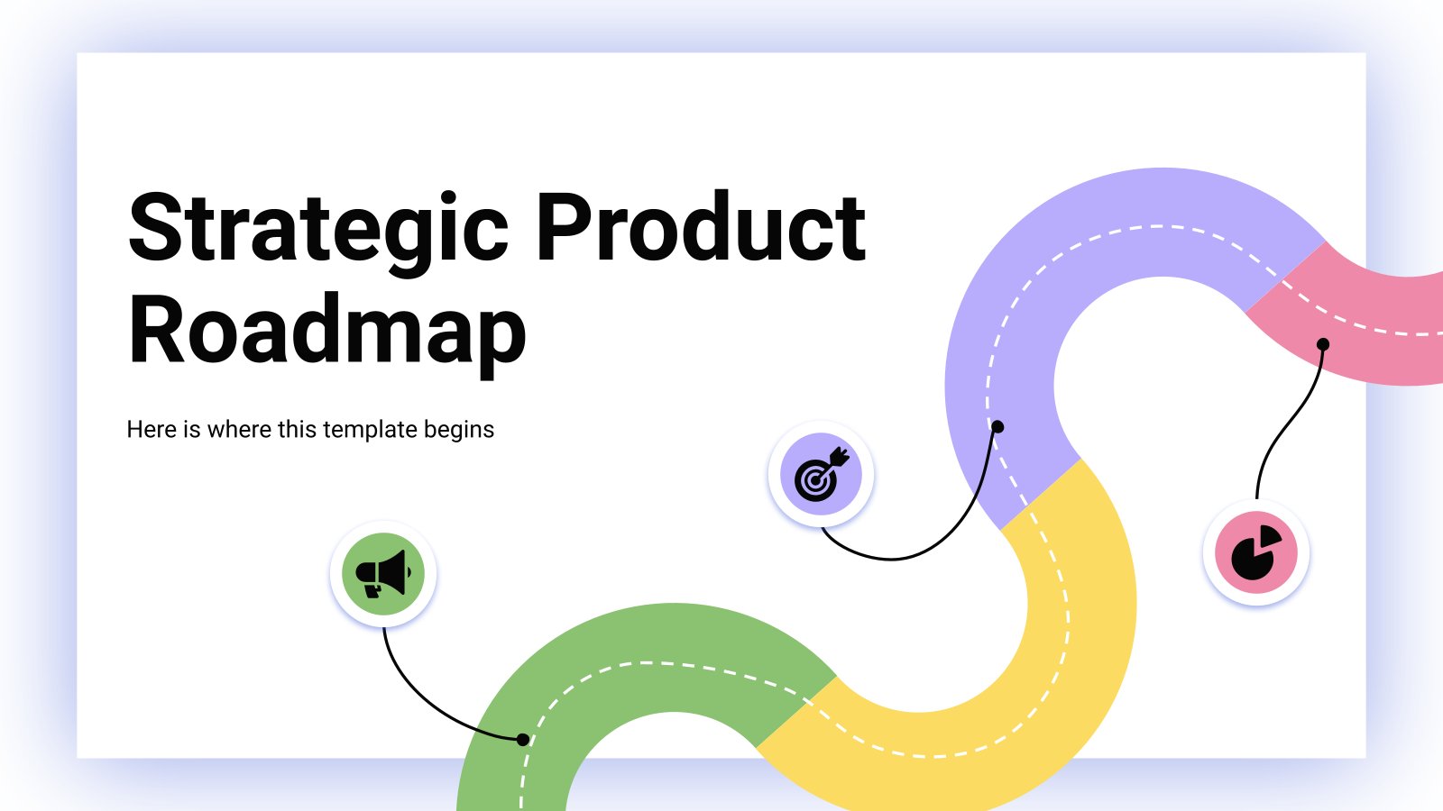 Strategic Product Roadmap presentation template 