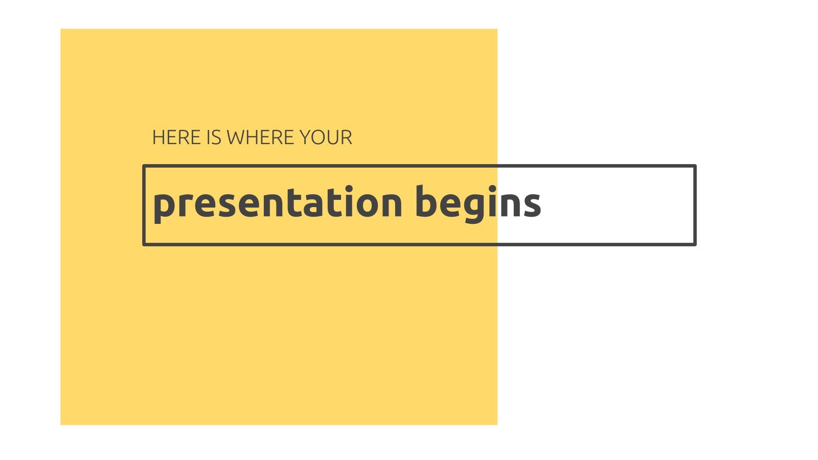 Minimal Charm presentation template 