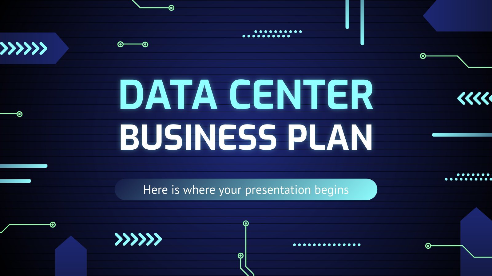 Plan d'affaires pour un centre de données Modèles de présentation
