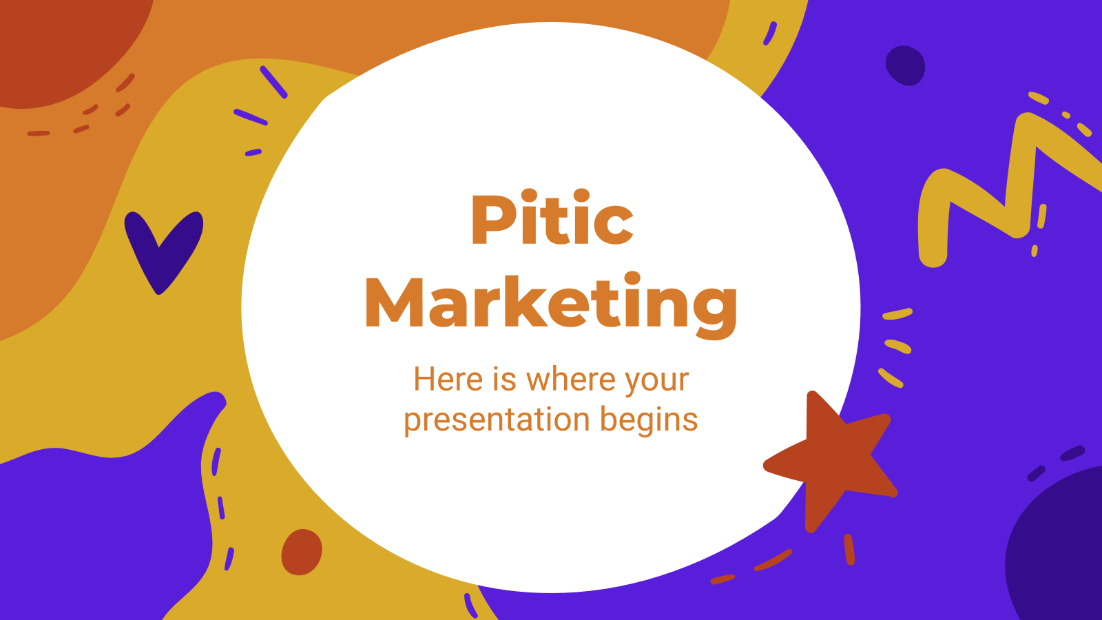 Pitic Marketing presentation template 